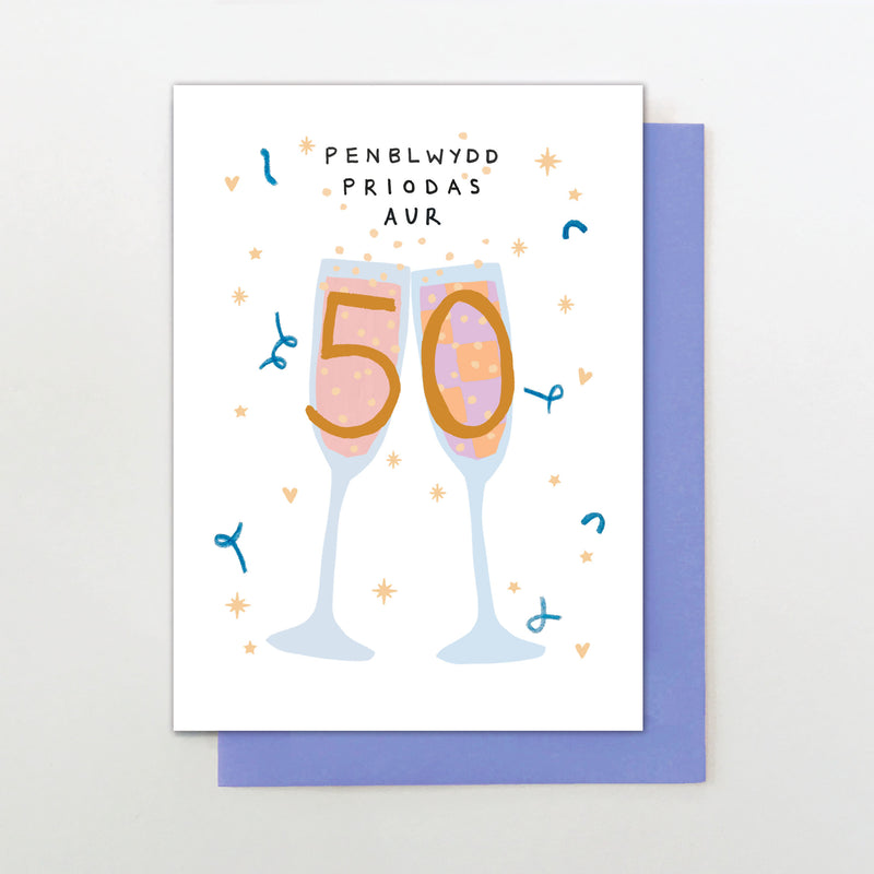 penblwydd priodas aur 50