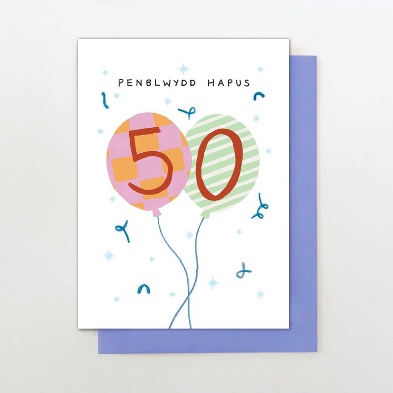 penblwydd hapus 50