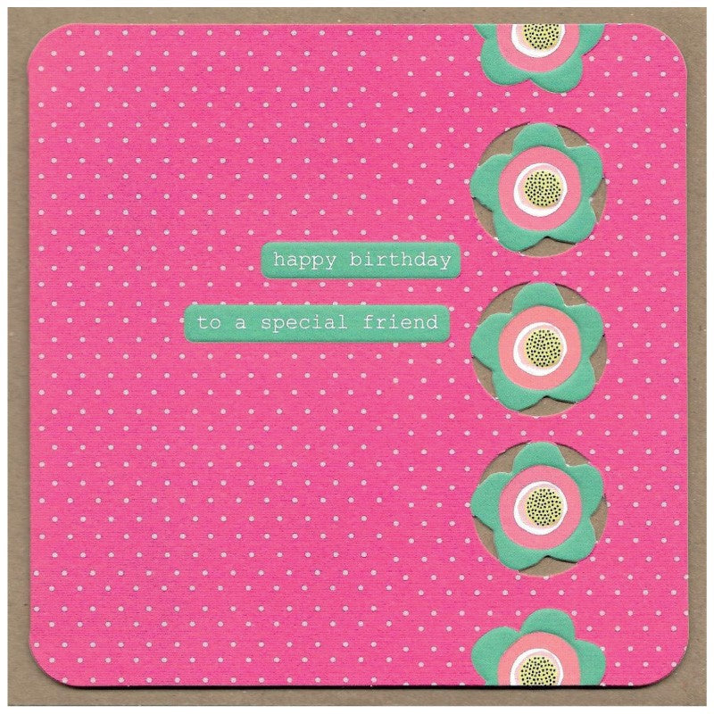 Dinky Daisy special friend pink spots