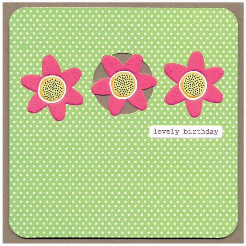 Dinky Daisy lovely birthday pink flowers