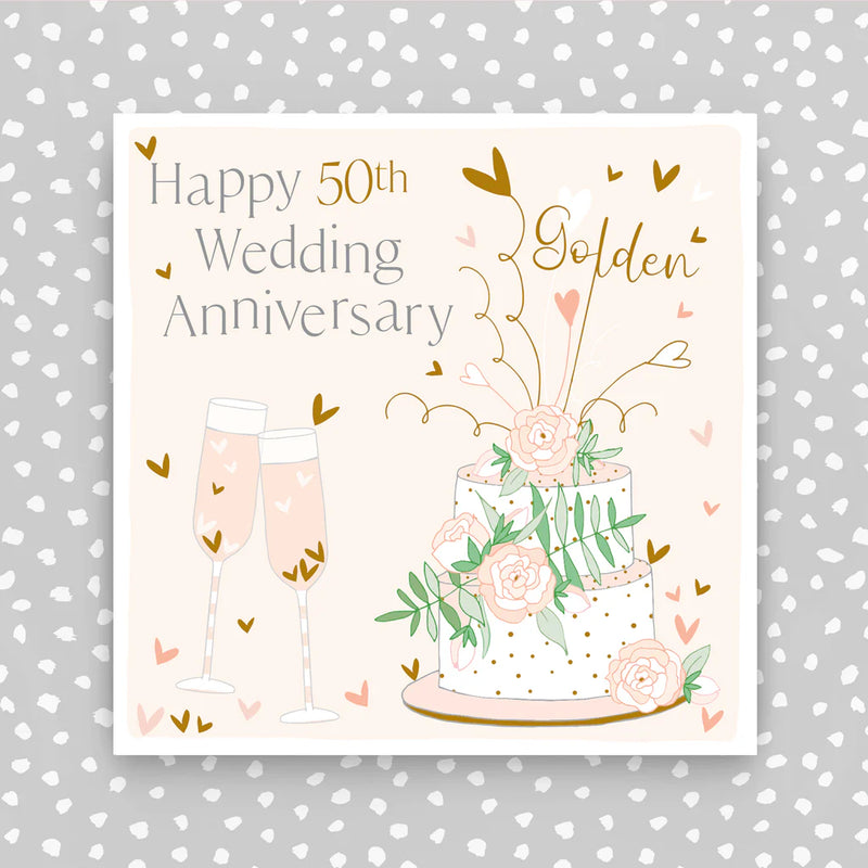 Golden Wedding Anniversary Card