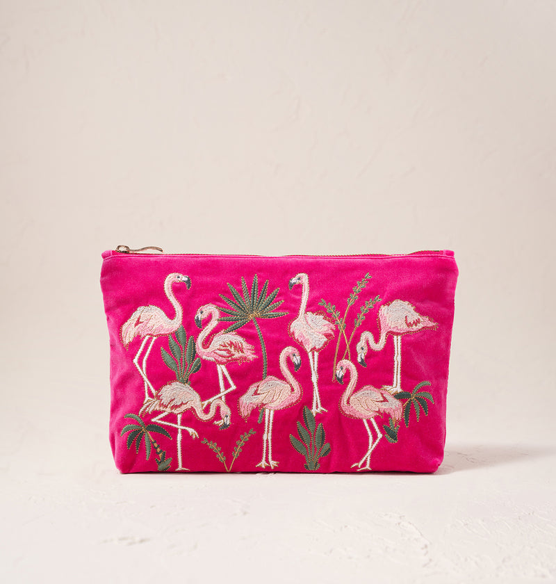 Elizabeth Scarlett Pink Flamingo Bags