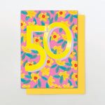 50th Birthday Card