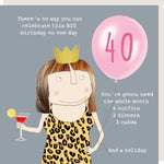 40th Birthday Card