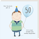 50th Birthday Card