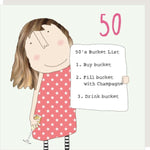 50th Birthday Card