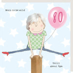 80th Birthday Card