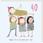 40th Birthday Card