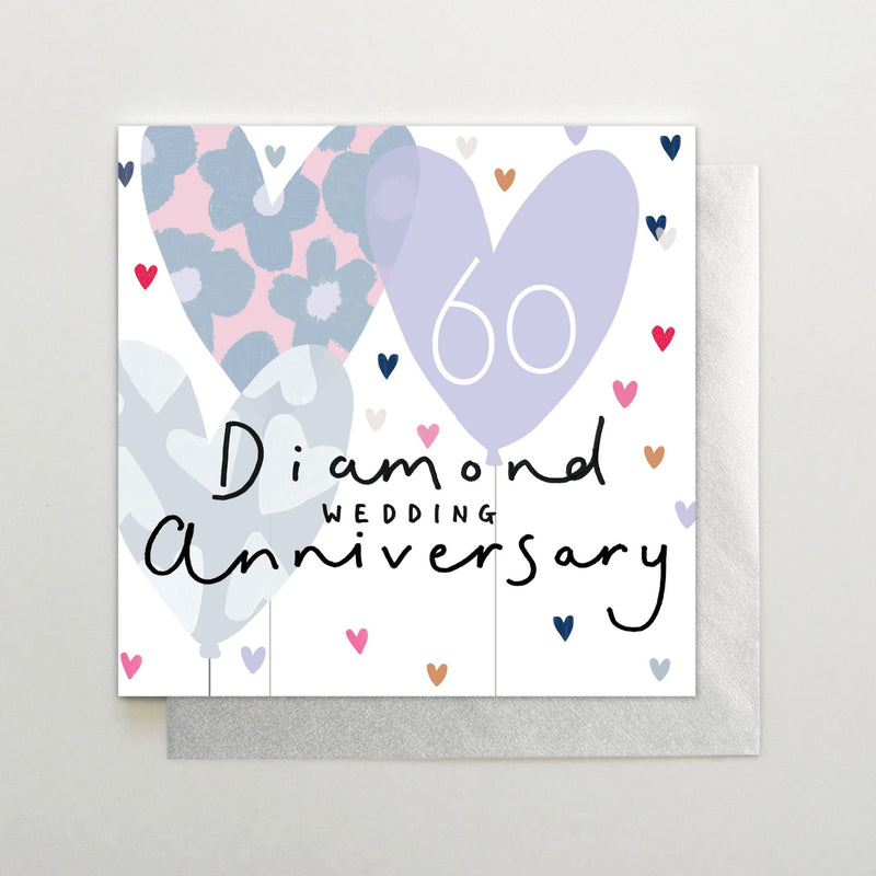 Diamond Wedding Anniversary Card