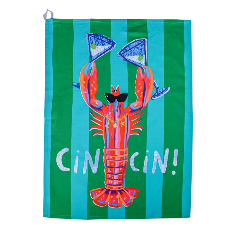 Hijinix Cin Cin Lobster T-towel