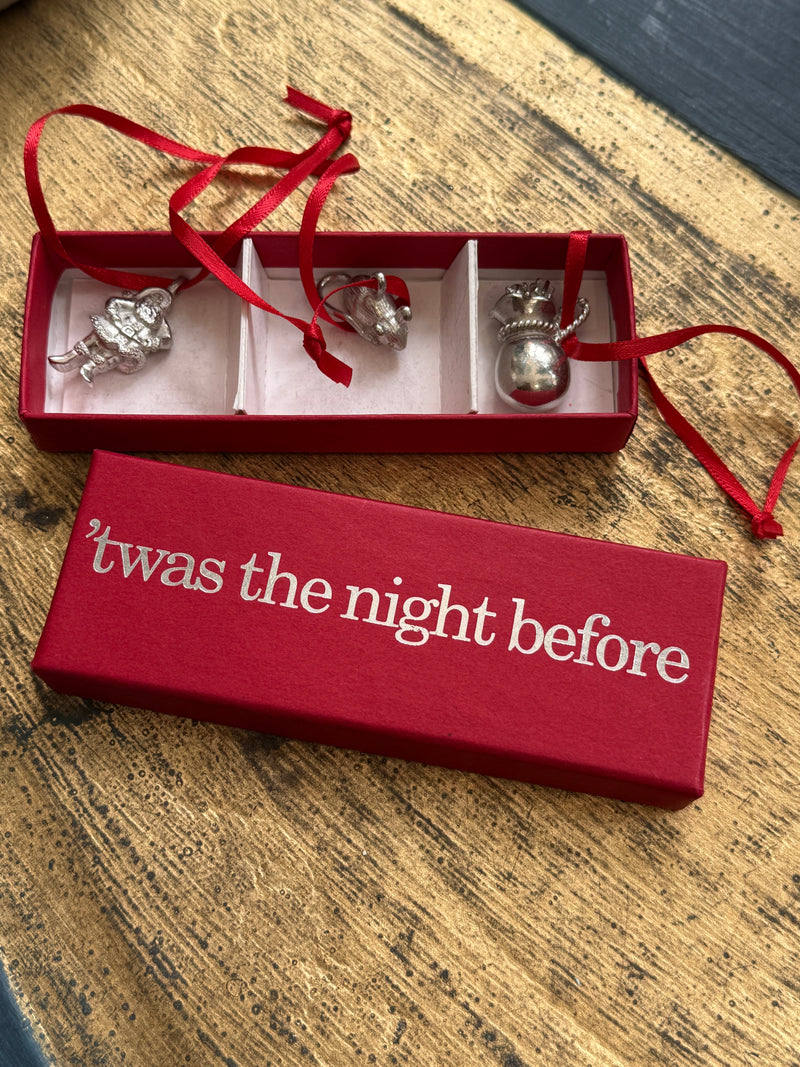 Twas The Night Before Christmas Boxed Charms