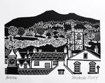 Lino Prints of Abergavenny and surrounding areas