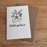 Diolch and Thank You Greeting Cards