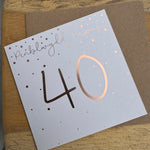 40th Birthday Card