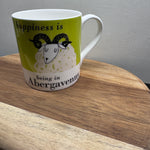 Happiness is Being in Abergavenny Mug