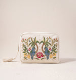 Elizabeth Scarlett Cream Cotton Jungle Paradise Bags