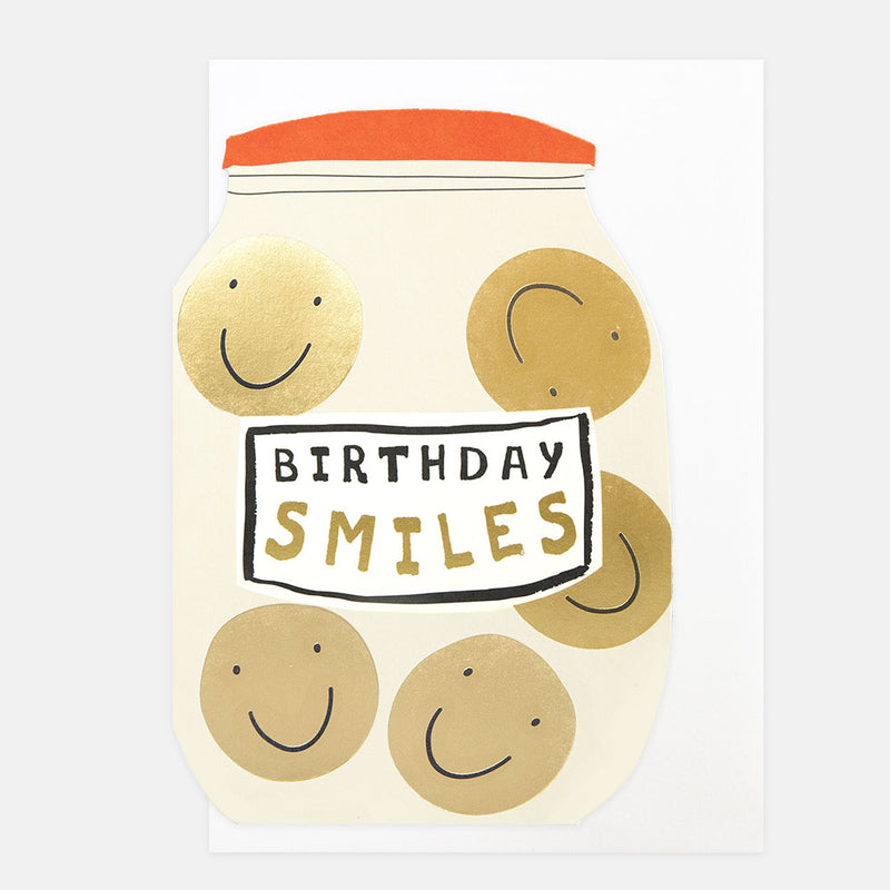 BIRTHDAY SMILES JAR OF SMILEY FACES