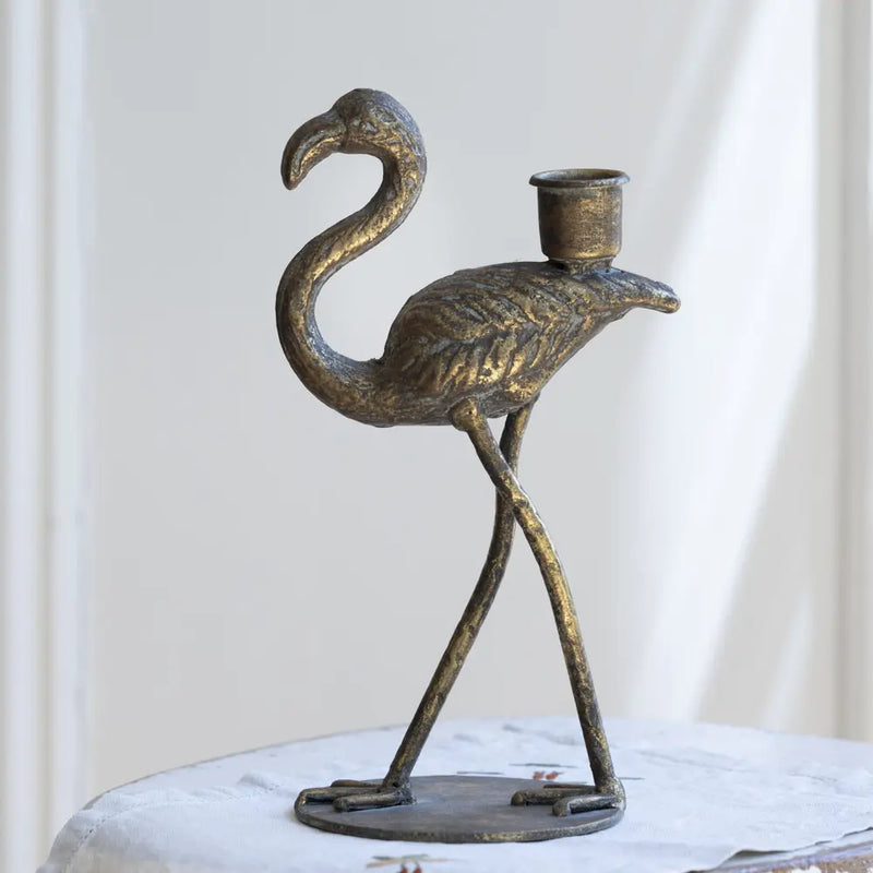 Flamingo Candle Holder