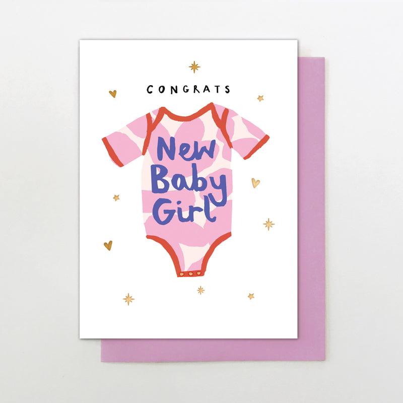 new girl babygrow