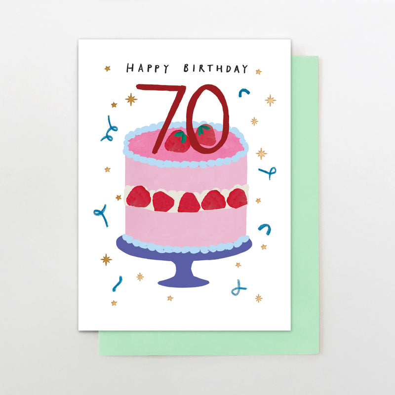female age 70 cake