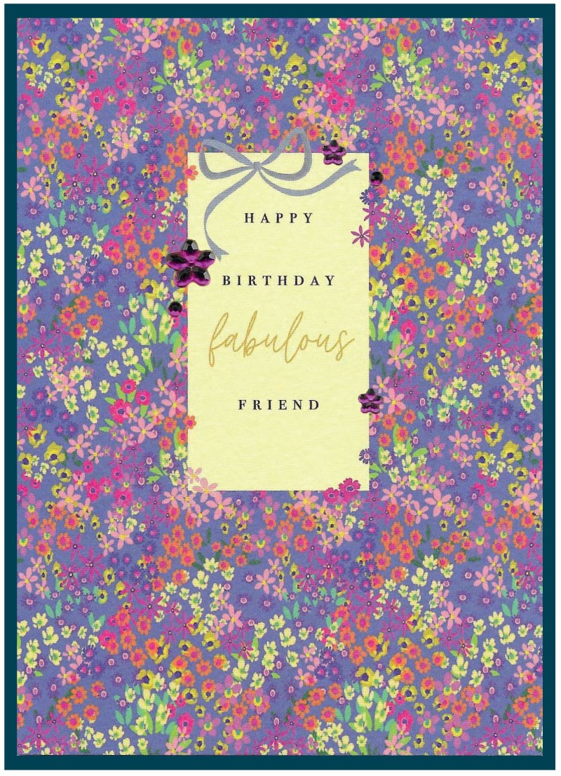 Meadow Blossom happy birthday fabulous friend