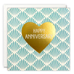 Wedding Anniversary and Penblwydd Priodas Greeting Card