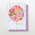 40th Birthday Card