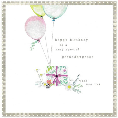 Grandaughter Birthday Card