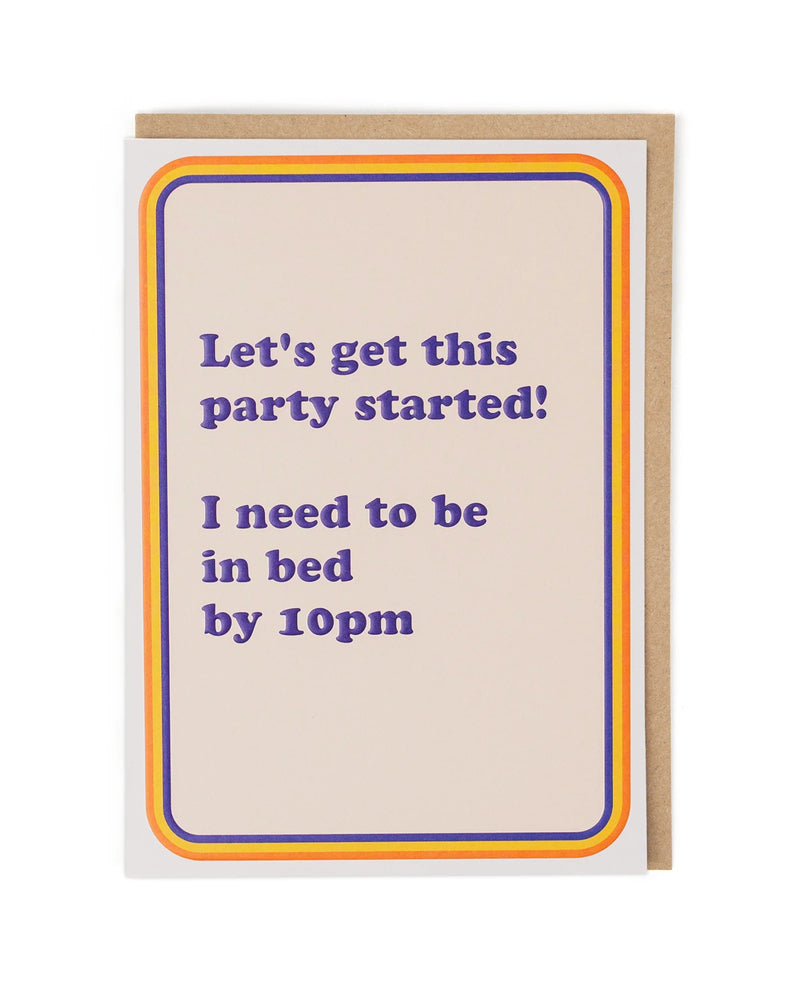 Cath Tate Lets Get This Party Card