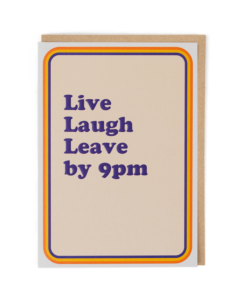 Cath Tate Live Laugh Card