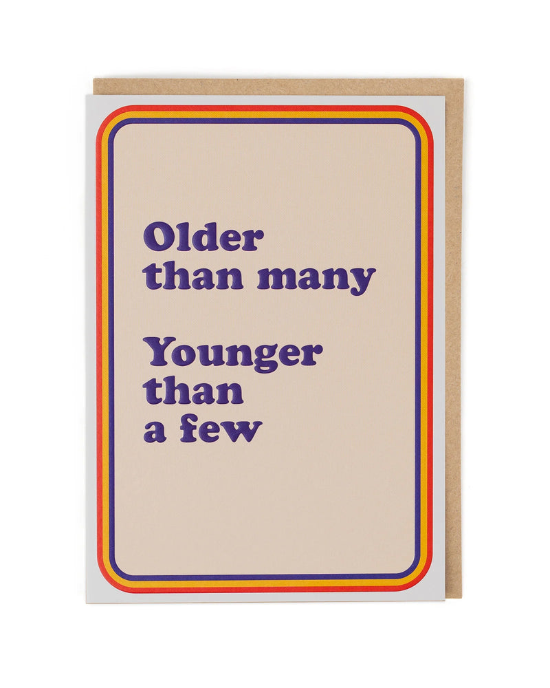 Cath Tate Older Than Many Card