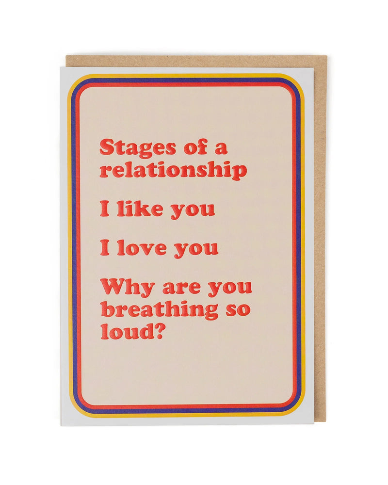 Cath Tate Stages of a Relationship Card