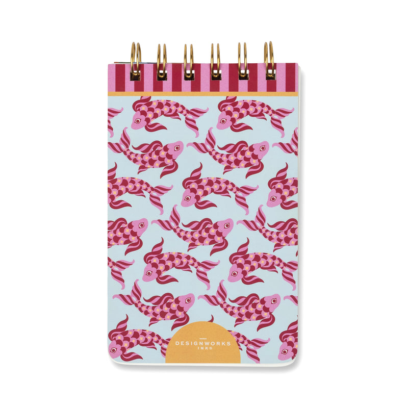 A Dopo Koi Fish Wire Notepad