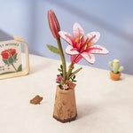 3D Wooden Flower