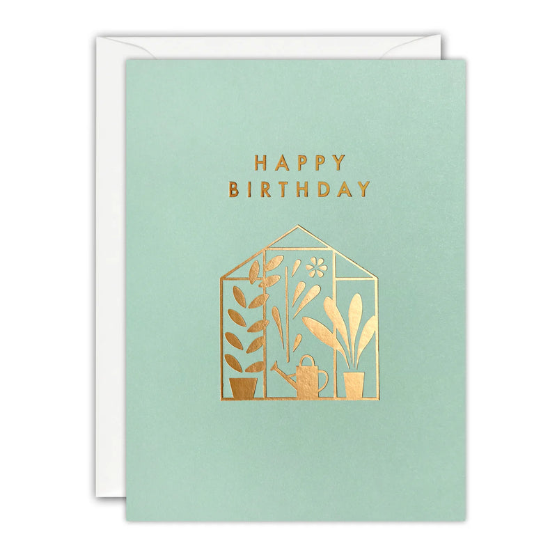 Happy Birthday Greenhouse Card