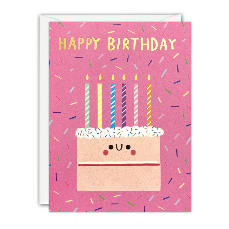 Happy Birthday Happy Cake Card