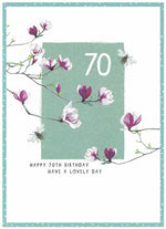 70th Birthday Card