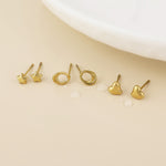 ICONS WATERPROOF EARRING SET - GOLD