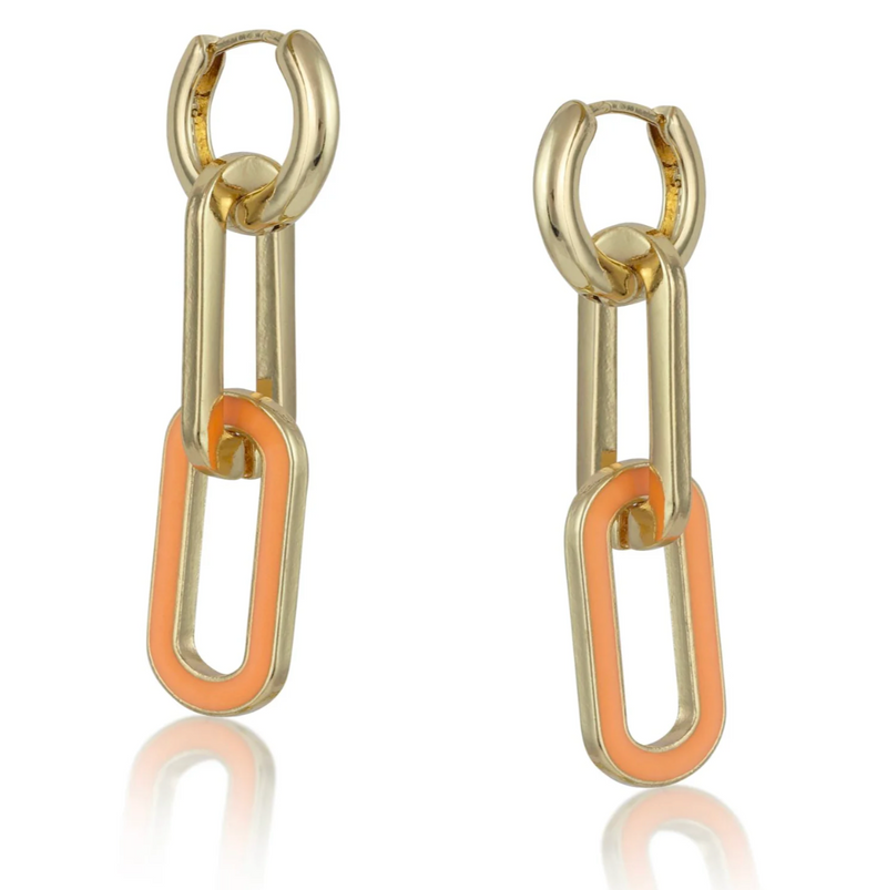 ELECTRA PAPERCLIP CHAIN EARRING