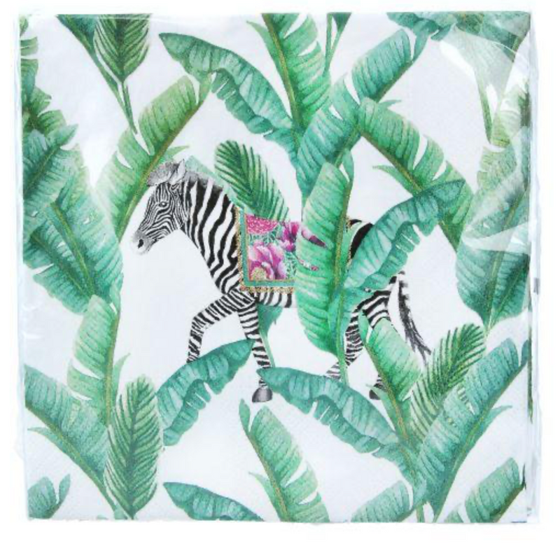 Tropical Themed Paper Napkins