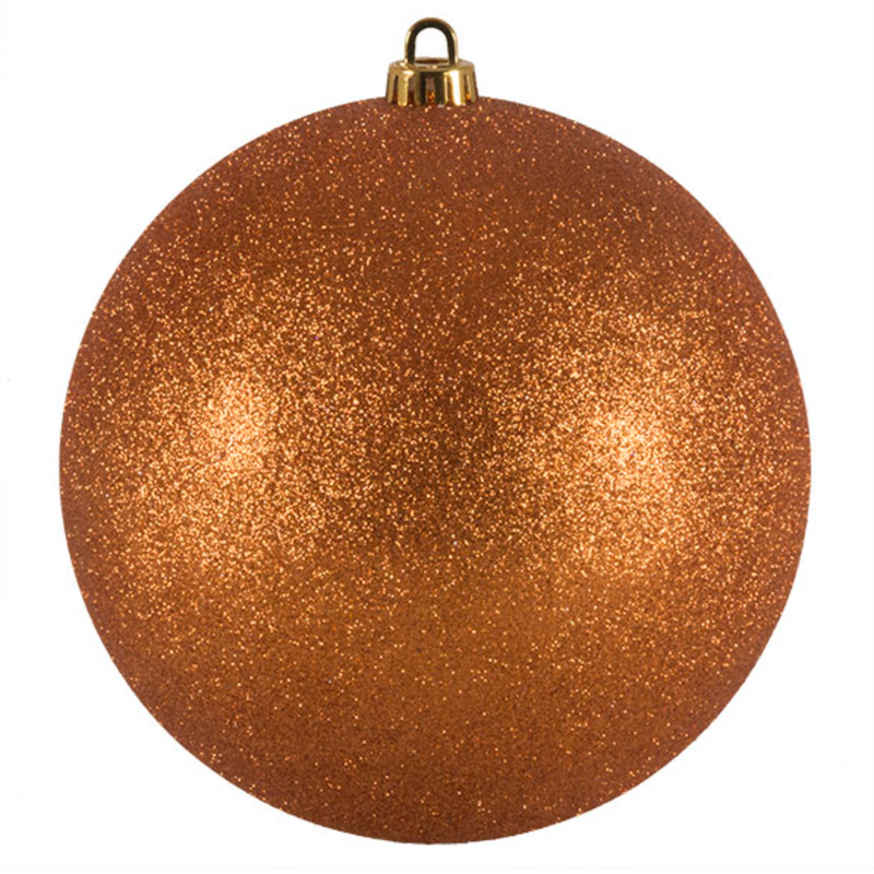 Copper glitter bauble Hanging Tree Ornament