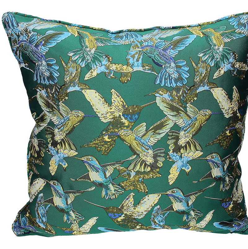 Hummingbird Jacquard Cushion
