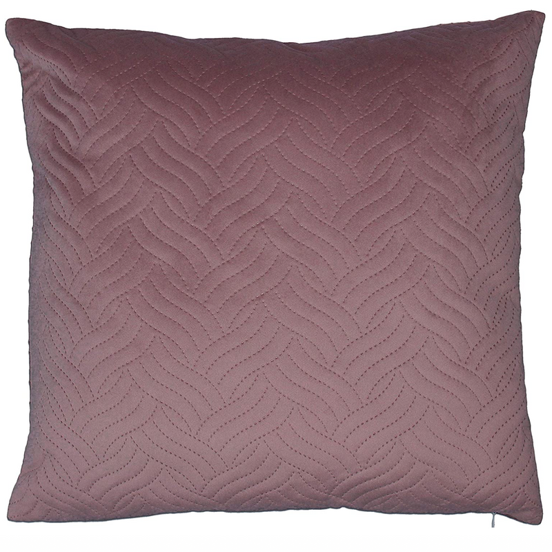 Grey / Dusky Pink Velvet Cushion