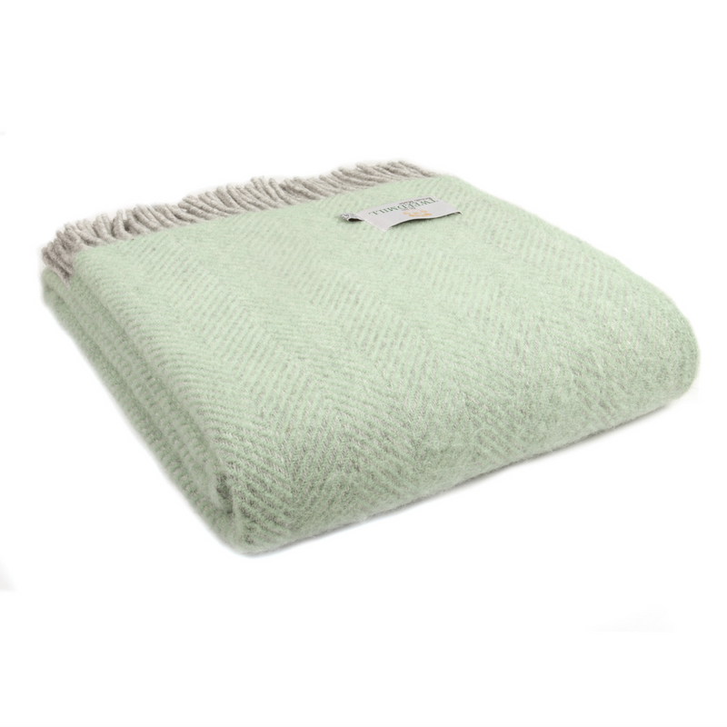 Tweedmill Wool Herringbone Throw