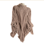 Super Soft Faux Fur Poncho