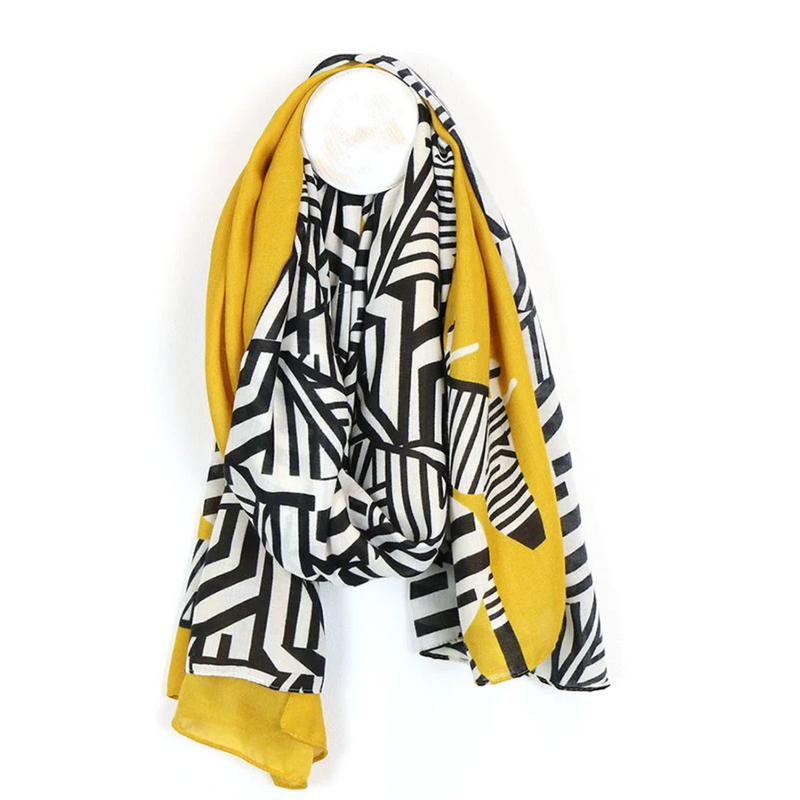 Zebra print scarf