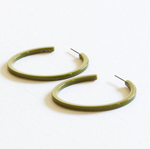 Zadie Resin Hoop Earrings