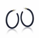 Sandra Resin Hoop Earrings