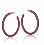 Sandra Resin Hoop Earrings