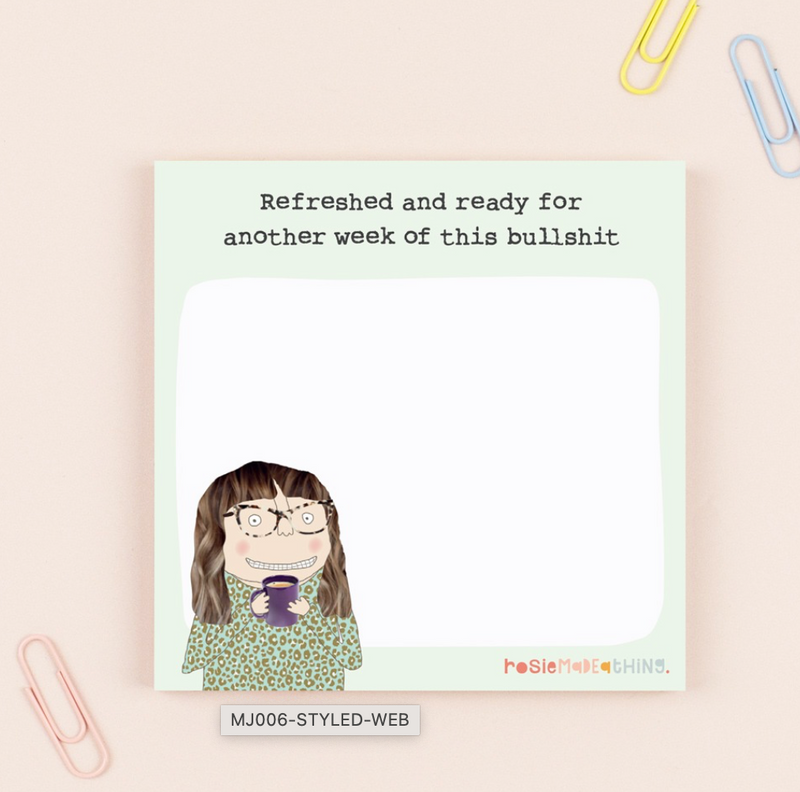 Rosie Made a Thing Note Pads and Organisers